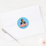 The Big Bang Theory Rajesh Classic Round Sticker