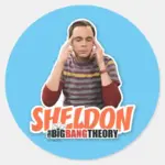 The Big Bang Theory Sheldon Classic Round Sticker