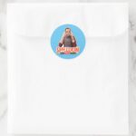 The Big Bang Theory Sheldon Classic Round Sticker