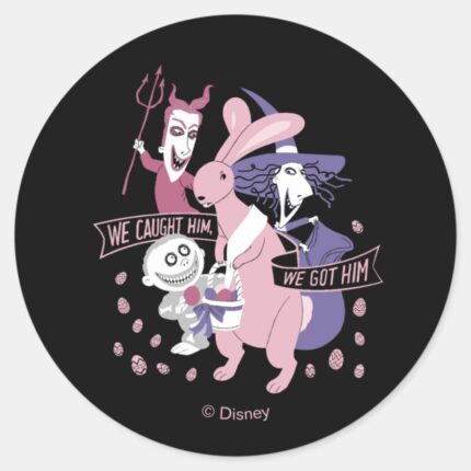 The Easter Bunny We Got Him Classic Round Sticker