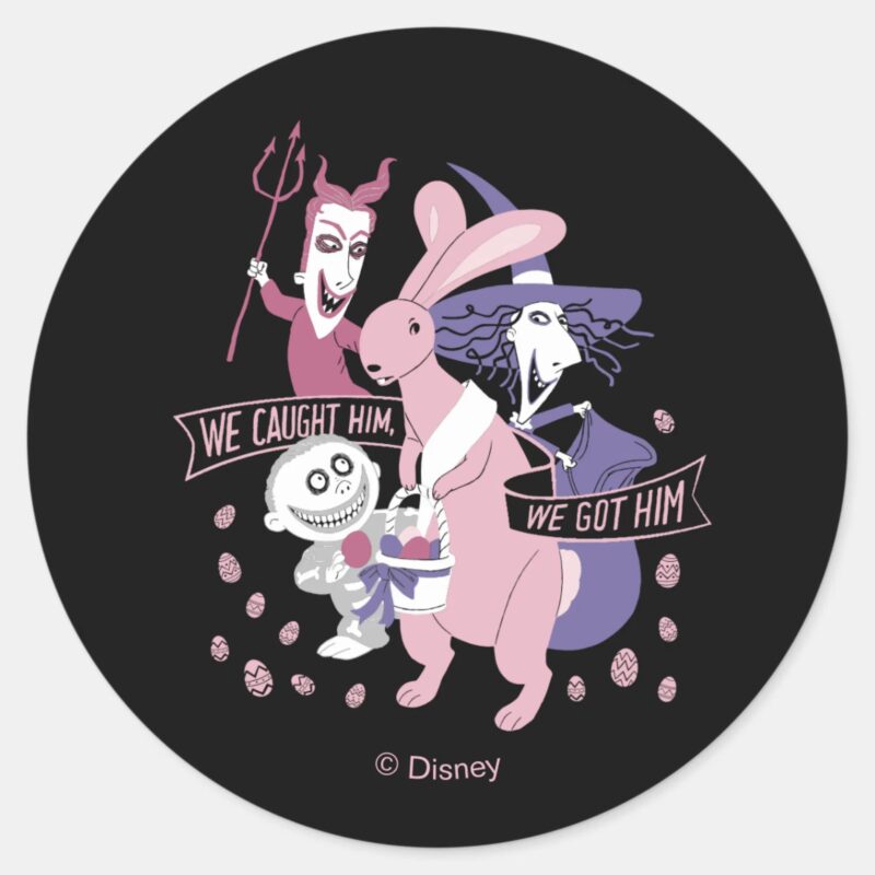 The Easter Bunny We Got Him Classic Round Sticker