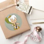 The Flintstones Bamm Bamm Rubble Classic Round Sticker