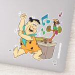 The Flintstones Fred Flintstone Dancing Sticker