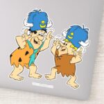 The Flintstones Fred Barney Water Buffaloes Sticker
