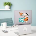 The Flintstones Fred Pebbles Daddys Girl Sticker