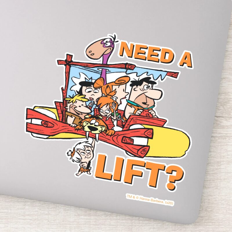 The Flintstones Need A Lift Sticker