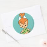 The Flintstones Pebbles Flintstone Classic Round Sticker