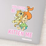 The Flintstones Pebbles Her Tiger Sticker