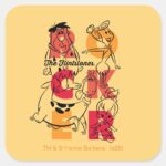 The Flintstones ROCKER Square Sticker