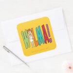 The Flintstones WILMA Square Sticker