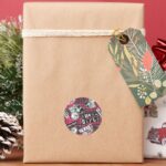 The Hex Girls Punk Plaid Pattern Classic Round Sticker