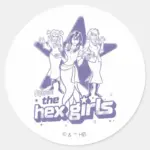 The Hex Girls Star Power Classic Round Sticker