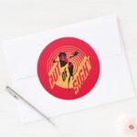 The Incredibles 2 Violet Battling Villainy Classic Round Sticker