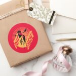 The Incredibles 2 Violet Battling Villainy Classic Round Sticker