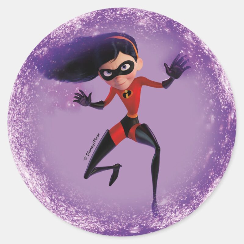 The Incredibles 2 Violet Incredible Classic Round Sticker