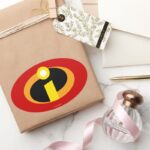 The Incredibles Logo Oval Sticker