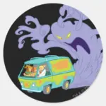 The Mystery Machine Escape Classic Round Sticker