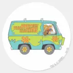 The Mystery Machine Right Side Classic Round Sticker