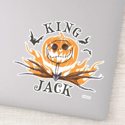 The Nightmare Before Christmas King Jack Sticker