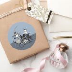 The Oogie Boogie Boys Classic Round Sticker