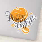 The Pumpkin King Pumpkin Graphic Sticker