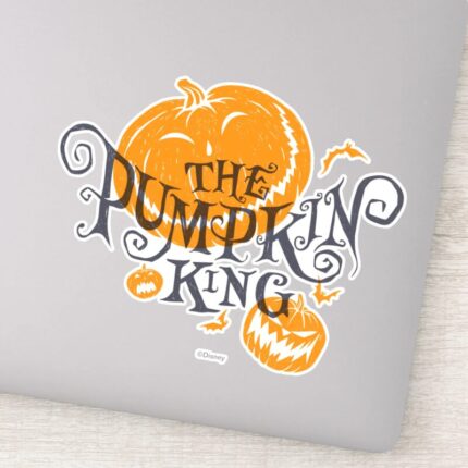 The Pumpkin King Pumpkin Graphic Sticker