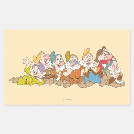 The Seven Dwarfs 2 Rectangular Sticker