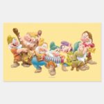 The Seven Dwarfs 3 Rectangular Sticker