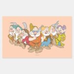 The Seven Dwarfs 6 Rectangular Sticker