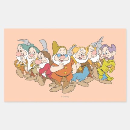 The Seven Dwarfs 6 Rectangular Sticker