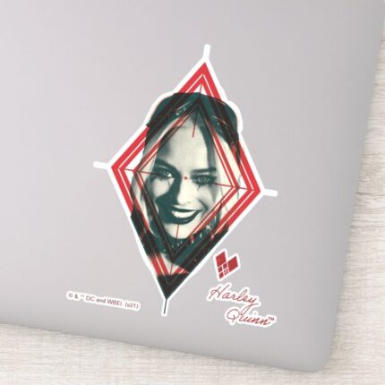 The Suicide Squad Harley Quinn Diamond Target Sticker