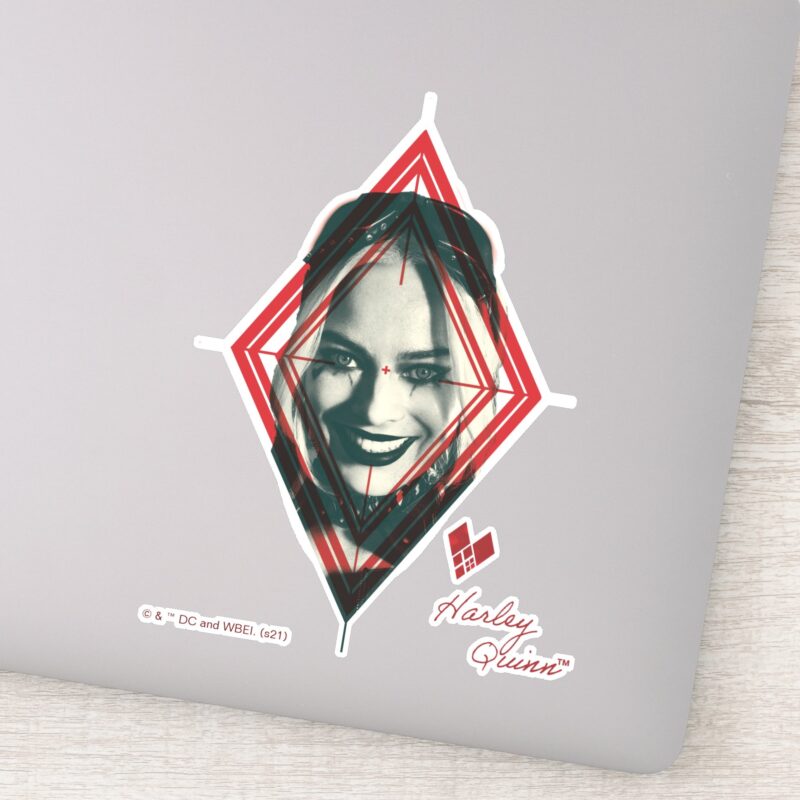 The Suicide Squad Harley Quinn Diamond Target Sticker