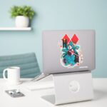 The Suicide Squad Harley Quinn Floral Diamond Sticker