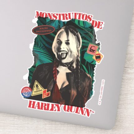 The Suicide Squad Harley Quinn Winking Sticker