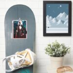 The Suicide Squad Harley Quinn Green Ferns Sticker