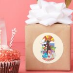 The Suicide Squad Peacemaker Flowers Sunshine Classic Round Sticker