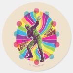 The Suicide Squad Polka Dot Man Psychedelic Classic Round Sticker