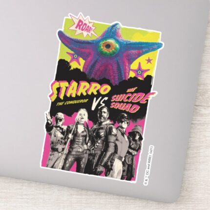 The Suicide Squad Starro Vs The Suicide Squad Sticker