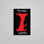 This World Is Rotten Death Note Anime Stickers