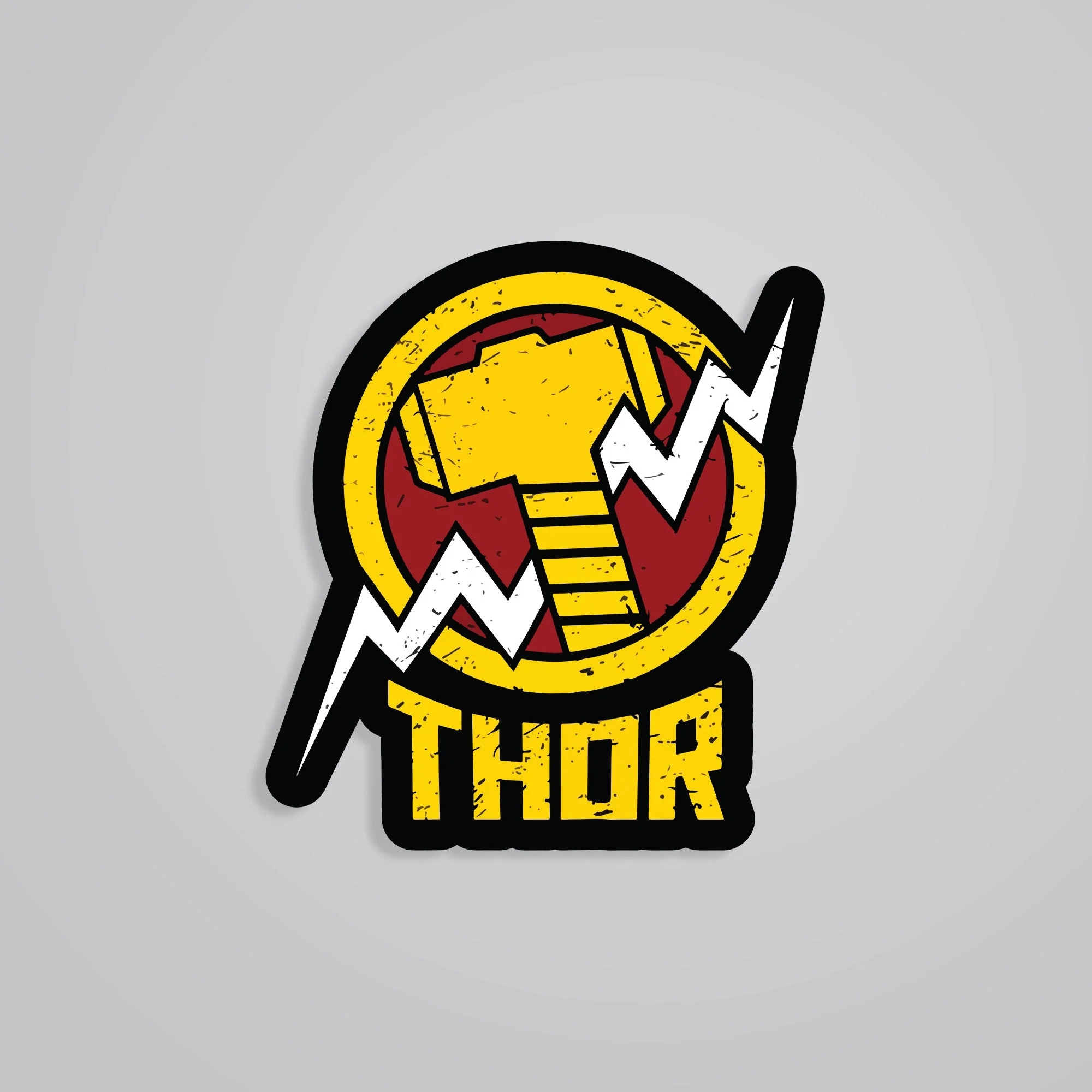 Thor Hammer Movies Stickers