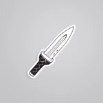 Thorfinn Knife Anime Stickers