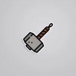 Thors Hammer Mjolnir Movies Stickers