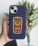 Tiki Man Hawaii Island Sticker