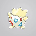 Togepi Egg Pokemon Anime Stickers