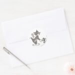 Tom And Jerry Deceitful Handshake Classic Round Sticker