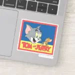 Tom And Jerry Logo Flat Sticker