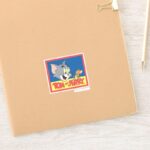 Tom And Jerry Logo Flat Sticker