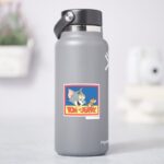 Tom And Jerry Logo Flat Sticker