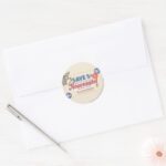 Tom And Jerry Nosensatol Coupon Classic Round Sticker