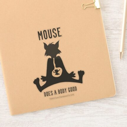 Tom Ate Jerry Silhouette Sticker